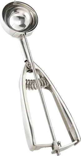 Miniatura 20 de cuchara profesional de acero inoxidable 18/8 tamaño mediano para galletas, Tamaño 40