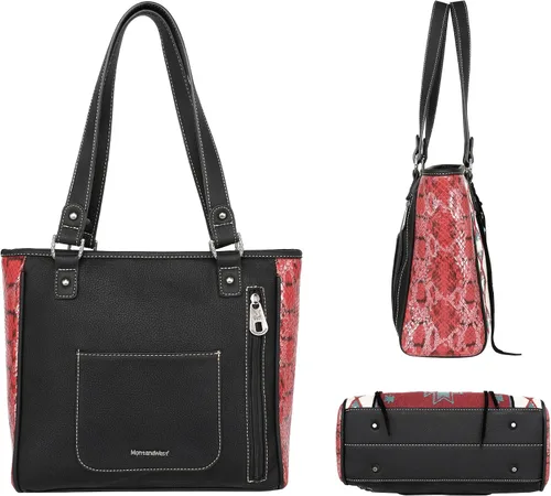 Miniatura 3 de Montana West Aztec Tapestry Collection - Bolso de mano oculto para mujer