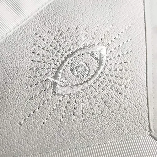 Miniatura 4 de blanco (Master Mason White Embroidered Delantal White Ribbon), Blanco