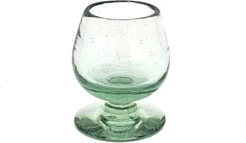 Miniatura 19 de Clear Blown - Juego de 6 vasos de 10 onzas, cristalería mexicana hecha a mano, vidrio reciclado, sin plomo ni toxinas (mezclador)