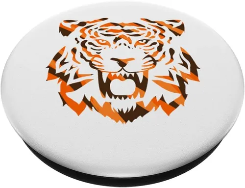 Miniatura 2 de Bengal Tiger Art Design - PopSockets intercambiables para hombres, mujeres y niños