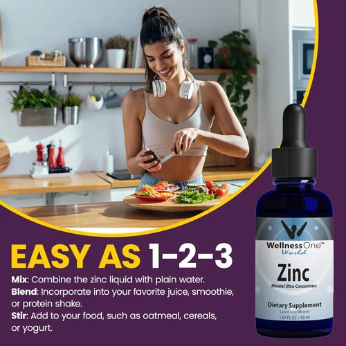 Miniatura 7 de WellnessOne Gotas de zinc líquido iónico para apoyo a la inmunidad, suplementos líquidos de zinc altamente absorbibles para niños y adultos, probado