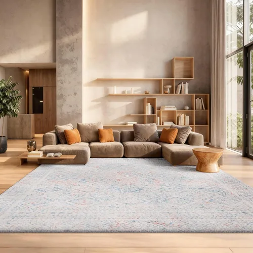 Miniatura 16 de Safavieh - Alfombra decorativa de la colección Tulum, modelo TUL264F, estilo marroquí, bohemio y desgastado, no suelta pelusa, para sala, vestíbulo
