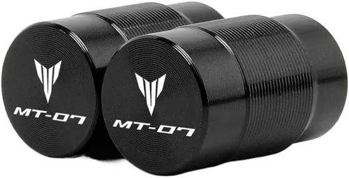 Miniatura 8 de F para Yamaha MT07 FZ07 Mt-07 2019 2020 2021 Palancas de embrague de freno corto y tapas de aire Y para válvula de neumático de automóvil