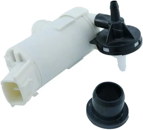 Miniatura 2 de 1 motor de bomba de líquido para limpiaparabrisas delantero/trasero de 12 V con kit de repuesto de arandela de goma compatible con modelos 07-11 CRV