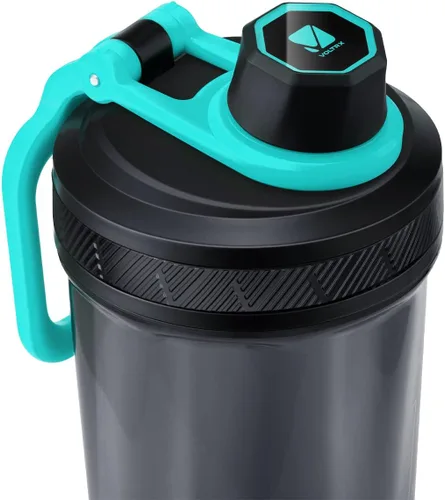 Miniatura 2 de VOLTRX Botella Agitadora, Mezclador Eléctrico de Proteínas Recargable Gallium USB C, Vasos Agitadores para Batidos de Proteínas y Sustitutos de Menta