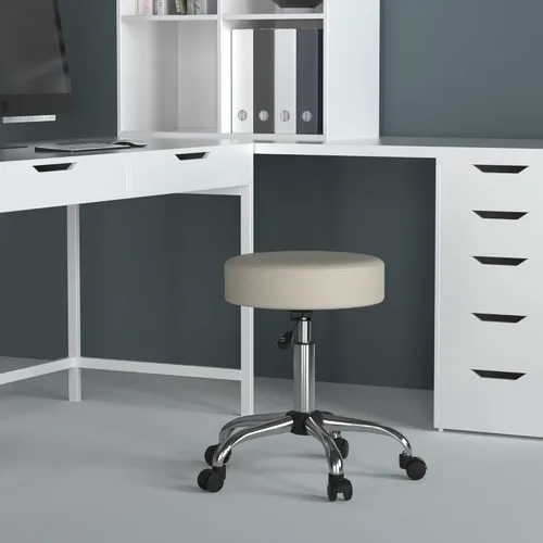 Miniatura 2 de Taburete médico Boss Office Products, cómodo, en color beige, Madera, Beige