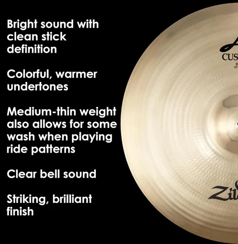 Miniatura 4 de Zildjian A20518 20 "A Custom Ride Cast Platillo