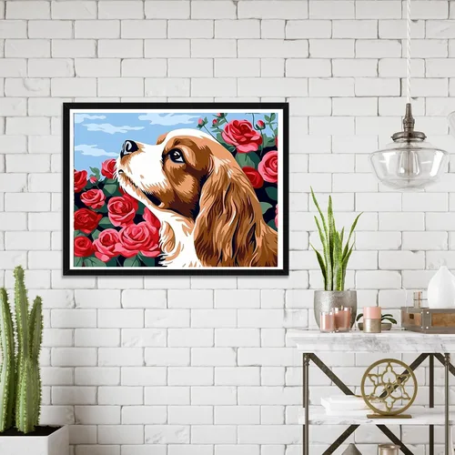 Miniatura 3 de Wergund - Kit de pintura de diamantes para perros y animales, kits de pintura de diamantes para adultos y niños, bordado de diamantes de imitación