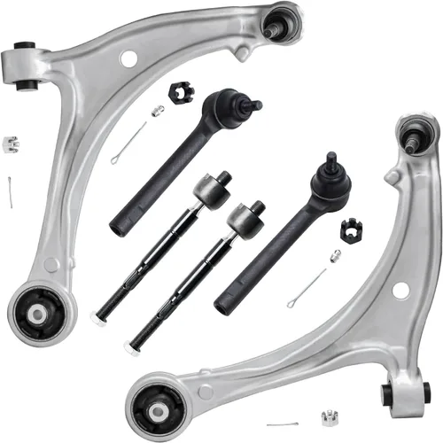 Miniatura 333 de Detroit Axle - Kit de extremo delantero para Chrysler 300 Dodge Charge Challenger 2011-2023, 2 brazos de control inferiores traseros 2 rótulas