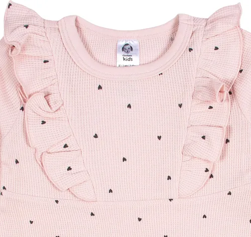 Miniatura 4 de Gerber Vestido de manga larga con detalle de volantes para bebé niña