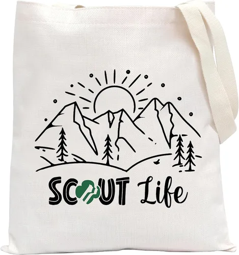 Miniatura 4 de POFULL Troop Leader Gift Troop Life Tote Bag Power Gift (Sco Life Tote bag)