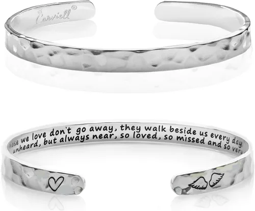 Miniatura 89 de Carviell Pulseras grabadas para mujer, inspiradoras, amistad, amor, mamá, hija, hermana, cristiana, graduación, conmemoración y regalos de boda, más