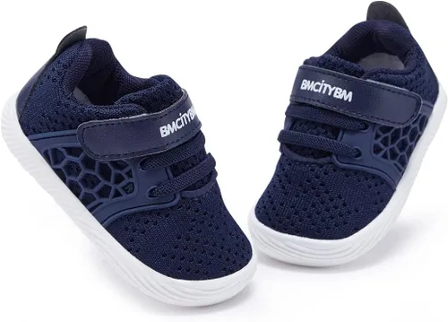 Miniatura 6 de BMCiTYBM Zapatos para caminar de malla transpirable para bebés, niños y niñas, ligeros, antideslizantes, para primeros pasos, 6, 9, 12, 18, 24 meses
