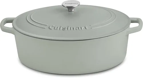 Miniatura 11 de Cuisinart Chef's Classic - Cacerola cubierta de hierro fundido esmaltado, redonda (Rojo Cardinal, 5 cuartos)