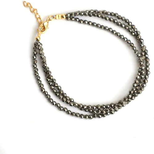 Miniatura 14 de Gempires Natural Multi Strand Beaded Bracelets Lightweight Handmade Gemstone Jewelry Hypoallergenic 8 Inch Gold Plated Stylish Everyday Wear Jewelry