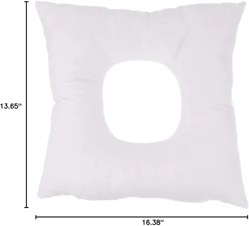 Miniatura 6 de Espuma Spa Salon Cama De Masaje Cara Abajo Almohada Cojín De Cuna Lavable Y Reutilizable - Blanco