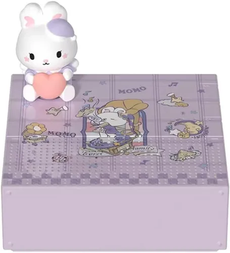 Miniatura 10 de ICARER - Altavoz pequeño inalámbrico, altavoz Bluetooth de animales Kawaii con tiempo de reproducción de 20 horas y tarjeta TF, caja de música