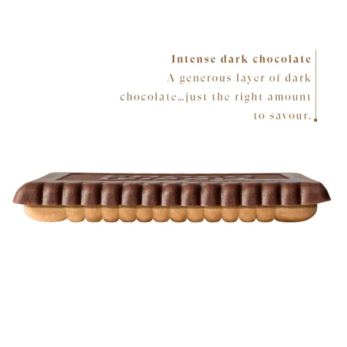 Miniatura 5 de Bahlsen Choco Leibniz Dark Cookies (3 cajas) - Galletas de mantequilla Leibniz cubiertas con una gruesa capa de chocolate alemán - Cajas de 4.4 oz