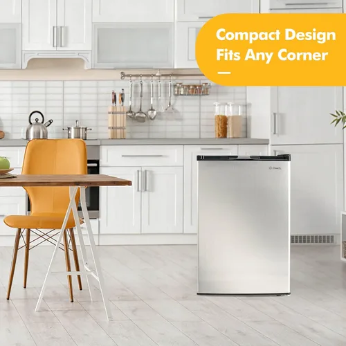Miniatura 3 de Congelador vertical compacto, congelador de control mecánico con termostato ajustable de 7 grados, congeladores verticales EP23796