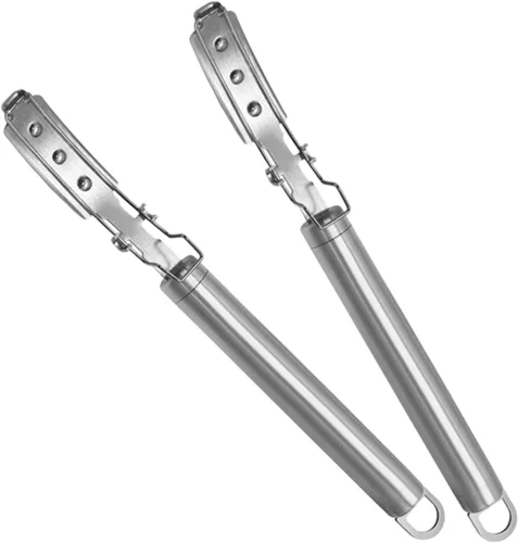 HOMSFOU 2 unids herramienta de afeitar de cocina herramienta de mano de acero inoxidable raspador herramientas rebanador de pan cocina carne cerdo