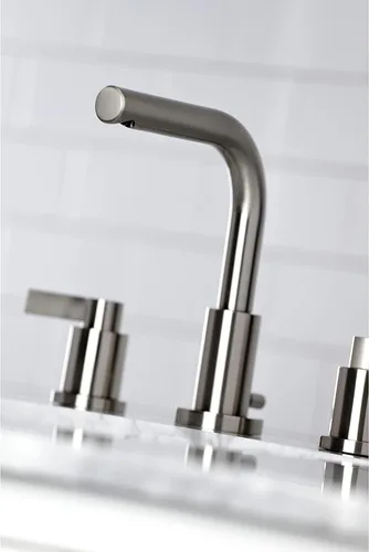 Miniatura 4 de Fauceture FSC8958NDL - Grifo de baño de 8 pulgadas con drenaje emergente, níquel cepillado