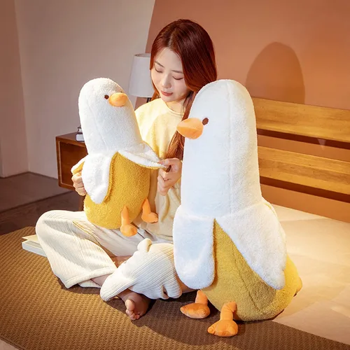 Miniatura 2 de Juguete de Peluche de Pato Banana, Muñeca de Animales de Peluche de Pato Banana Linda Almohada de Peluche para Abrazar Regalo para Niñas y Niños
