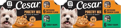 Miniatura 13 de Cesar Gourmet - Comida húmeda para perros, paquete de 12