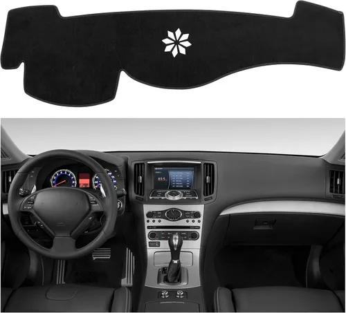 Miniatura 15 de SPEEDWOW Cubierta Alfombrilla para Tablero de Instrumentos Tapete Alfombra Compatible para Toyota Camry 2002-2006 Alfombrilla para Tablero Cubiertas