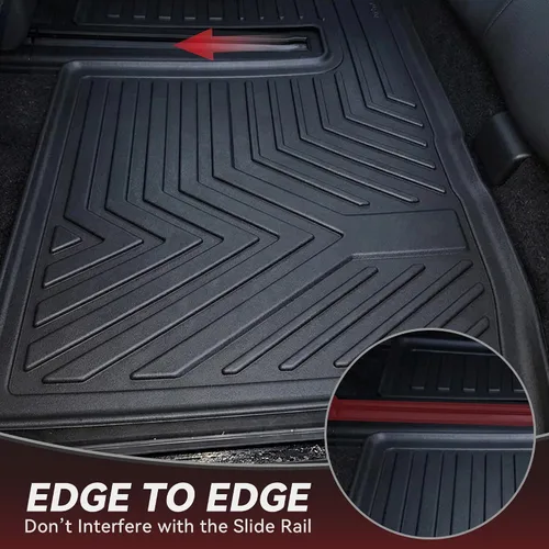 Miniatura 5 de YITAMOTOR Alfombrillas para Nissan Pathfinder 2013-2020, Infiniti QX60 2014-2020, JX35 2013, alfombrilla de goma TPE antideslizante para todo tipo