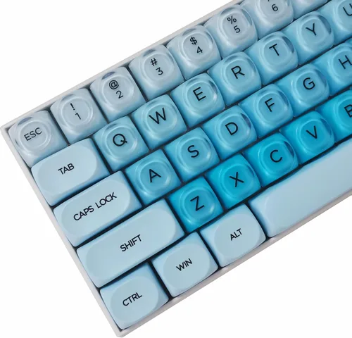 Miniatura 22 de GTSP 61 Teclas 60 Por Ciento, Teclas Ducky One 2 Mini para Teclado Mecánico Perfil OEM RGB PBT Set de Teclas con Extractor de Teclas para Cherry MX