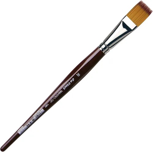 Miniatura 169 de da Vinci Watercolor Series 5580 CosmoTop Spin Pincel de Pintura, Redondo Sintético con Mango Rojo