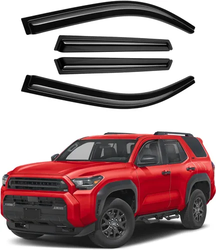 Miniatura 28 de Canvcle RAV4 Rain Guards - Window Visors for Toyota RAV4 2006-2012, Outside-Mount Tape-On Side Window Wind Deflectors for RAV4 Accessories, Vent