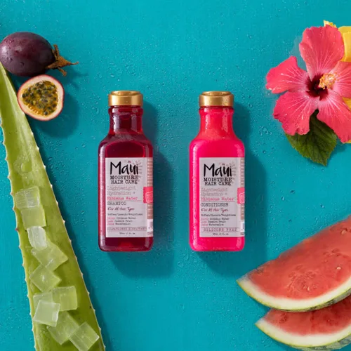 Miniatura 9 de Maui Moisture - Juego de champú y acondicionador de hidratación ligera + agua de hibisco + acondicionador, aloe vera nutritivo suaviza y calma