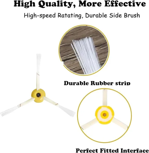 Miniatura 3 de Repuesto de cepillo lateral para iRobot Roomba 500 y 600 y 700 Series 600 610 620 694 692 760 770 780 676 675 695 677 671 690 680 660 650 650 650