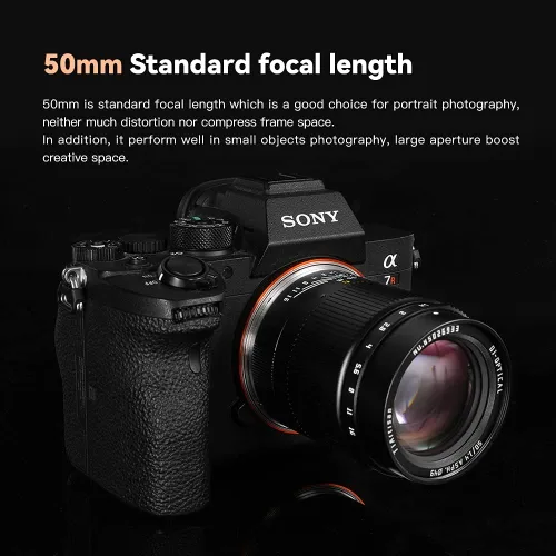 Miniatura 3 de TTArtisan Lente de cámara sin espejo F1.4 de 1.969 in F1.4 con gran apertura manual, montaje en L compatible con S1, S1R, S1H, S5, L, T, TL, TL2, CL