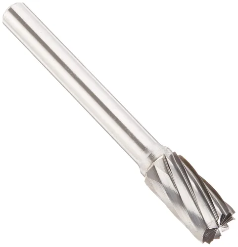 Miniatura 108 de Drill America SA-1 Rebaba de carburo/lima giratoria cilíndrica de doble corte para amoladora de troquel de 1/4" de diámetro x 5/8" de longitud