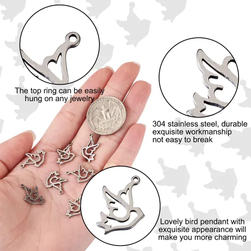 Miniatura 2 de Mega Pet 304 Stainless Steel Pendants