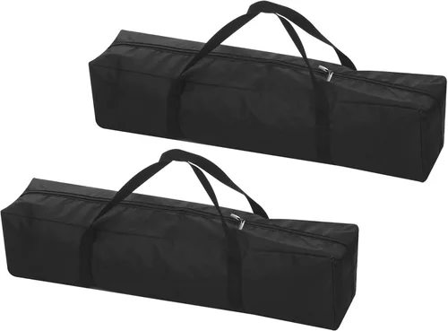 Miniatura 10 de PATIKIL Bolsa de repuesto para silla de campamento de 39 pulgadas, paquete de 2 bolsas de transporte plegables de nailon, bolsa grande