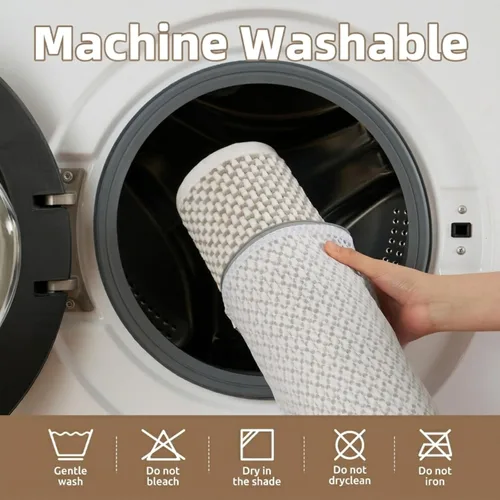 Miniatura 4 de PADOOR - Tapete de baño de felpilla súper absorbente, tapete de baño con parte trasera de goma antideslizante, fácil de limpiar, para frente