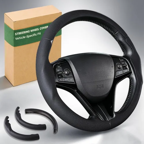 Miniatura 8 de Aimato Funda de volante personalizada para Honda Civic 2012-2015, delgada, antideslizante, resistente a los arañazos, accesorio exclusivo para Honda
