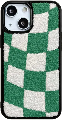 Miniatura 16 de Funda de briquetas linda y esponjosa para iPhone 14, 6.1 pulgadas (negro)