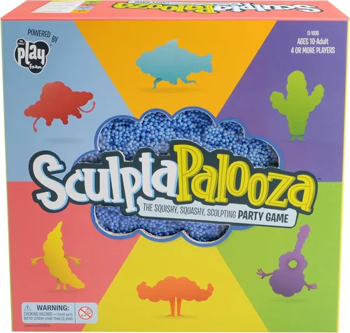 Educational Insights Sculptapalooza, el juego de fiesta de espuma de juego esponjoso, esponjoso, juego familiar, de 4 jugadores, a partir de 10 años