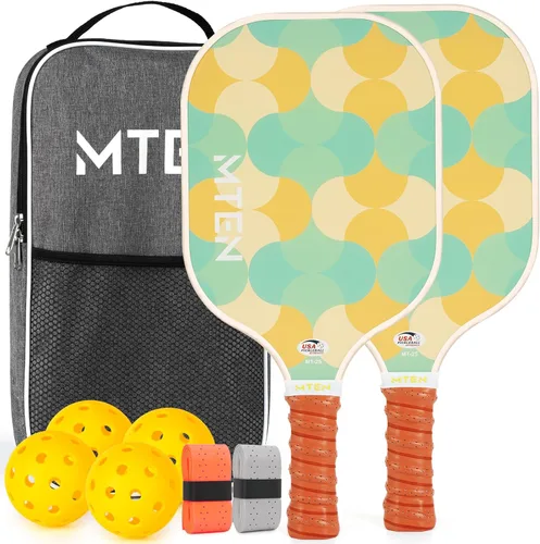 Miniatura 20 de Pickleball Paddles Set of 2 or 4, or Single Paddle – USAPA Approved Fiberglass Surface Pickleball Rackets Set for Men & Women azul (blue*1)
