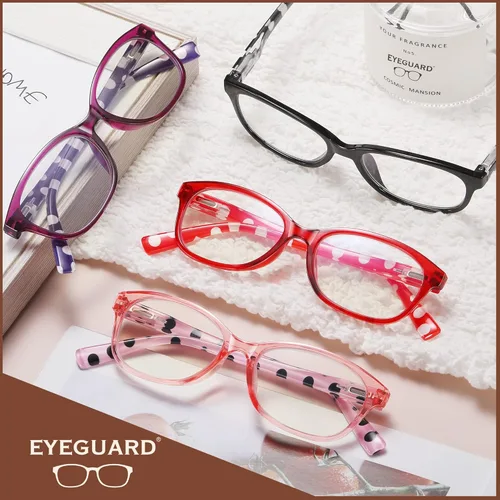 Miniatura 6 de EYEGUARD - Gafas de lectura con lunares de moda para mujer, 4 pares con bisagra de resorte