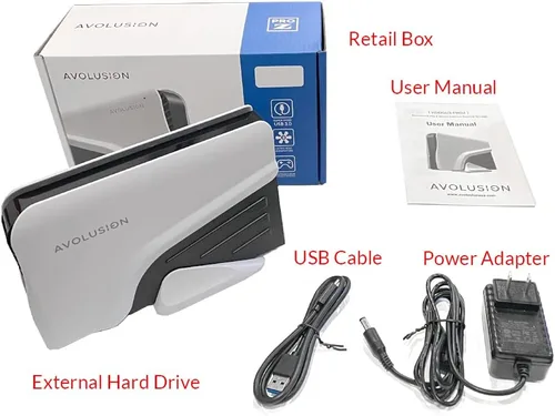 Miniatura 6 de Avolusion PRO-Z Series 8TB USB 3.0 Disco duro externo para PC de escritorio WindowsOS / portátil (blanco)