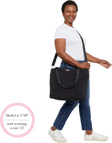 Miniatura 7 de Baggallini Bolso grande de mano Bolsa de nailon con cremallera, Bolsa de nailon con cremallera