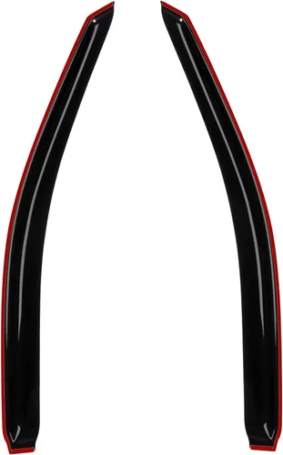 Miniatura 4 de Viseras adhesivas de ventana compatibles con Honda Civic Coupe 2001-2005 serie 2 puertas, deflector de ventana, protector de lluvia ahumado