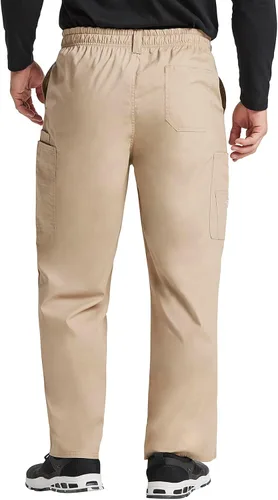 Miniatura 3 de Dickies Pantalón de meter para hombre con 7 bolsillos, cintura elástica con cierre de botón 81006