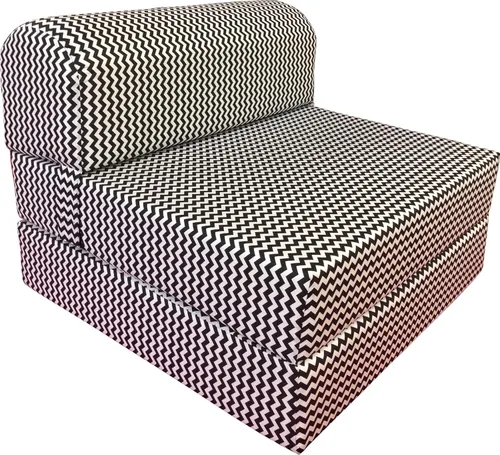 Miniatura 12 de D&D Futon Furniture Cama plegable de 70 x 32 x 6 pulgadas, color rojo y blanco, silla plegable para invitados, sofá, espuma de alta densidad, 1.8
